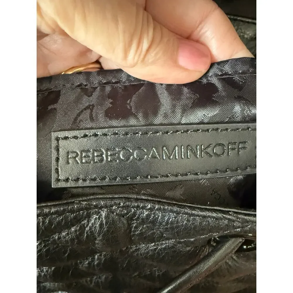 Rebecca Minkoff Love Quilted Backpack adjustable chain/leather straps | GUC